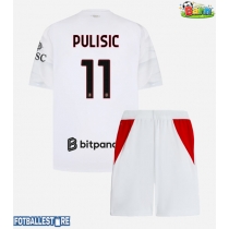 AC Milan Christian Pulisic #11 Bortedraktsett Barn 2026-27 Kortermet (+ Korte bukser)
